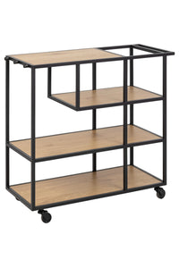 Trolley op wielen Sabro met wild eiken blad