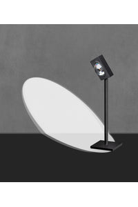 ETH Expo Trading tafellamp Jake met lens en dimbaar