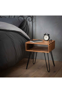 Nachtkastje Bacharach met open vak in massief acacia