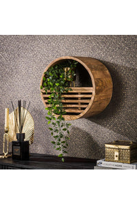 Wandrek Herzberg Ø40 cm in massief mango hout