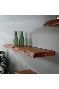 Wandplank Barby 90cm breed in massief acacia