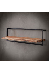 Wandplank Barby 100cm massief acacia naturel