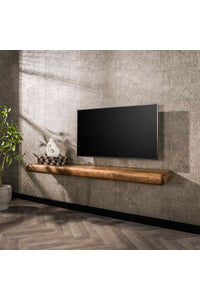 Zwevende plank Horstel 170 cm breed in mango hout