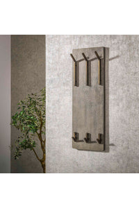 Kapstok Husum brons antiek met 6 haken