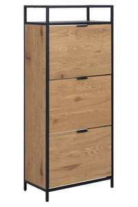 Schoenenkast Sabro in wild eiken