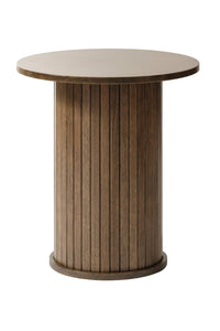 Ronde bijzettafel Kolding smoked oak Ø50 cm