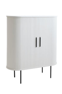 Wandkast Kolding wit eiken met schuifdeuren