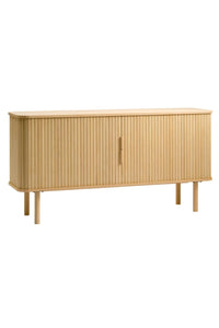Dressoir Randers 160 cm eiken naturel met schuifdeuren