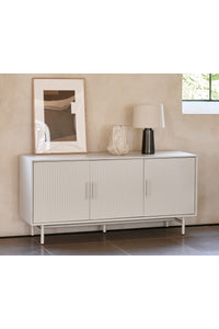 Dressoir Palma in grijs-beige lak