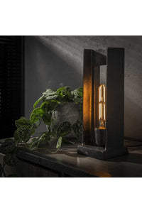 Taffellamp Gederm in H-profiel armatuur