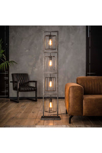 Vloerlamp Aichtal oud zilver