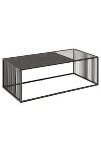Salontafel Humble 120x60 cm marmer met rookglas