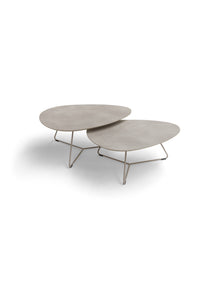 Brees New World salontafelset Twinny HPL sandstone, frame beige