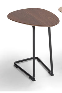 Brees New World banktafel Twinny noten fineer