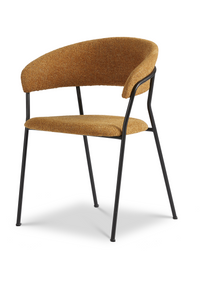 Dyyk eetstoel Jon in stof Baran cognac