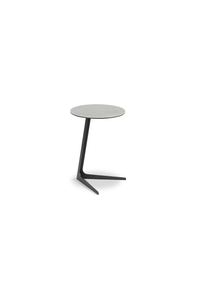 Dyyk bijzettafel Juno Ø40 cm in keramiek Diamond Cream