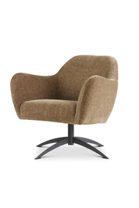 Dyyk fauteuil Limoni in stof Cloud shitake 124