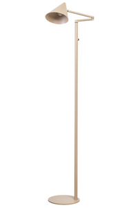 ETH Expo Trading vloerlamp Marvis beige zandkleur