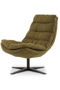 Dyyk fauteuil Minne hoog in stof Dexter moss 59