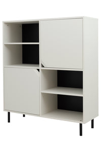 Tenzo Corner bergkast in cotton white lak