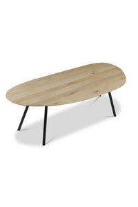 Dyyk eettafel Spott 90 x200 cm in massief eiken groove matlak