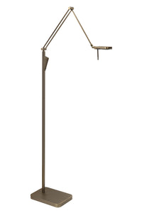 Highlight leeslamp Bolzano in geborsteld brons