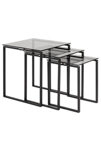 3-delige tafelset Gandrup met rookglas blad