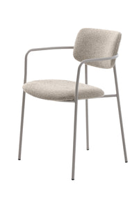 Eetstoel Zama met beige frame en stof