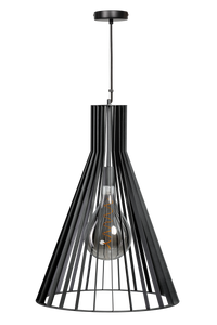 ETH Expo Trading hanglamp Charlie in zwart metaal