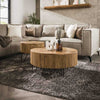 Salontafelset Caceres rond in mangohout