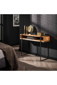 Sidetable Hernnhut met open vak in massief acaciahout