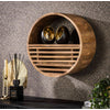 Wandrek Herzberg Ø50 cm in massief mango hout