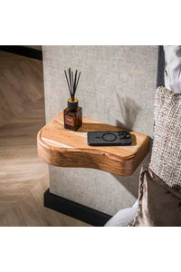 Zwevend nachtkastje Lodi organsich acaciahout (set van 2)