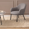 Fauteuil Kollund in lichtgrijze  stof