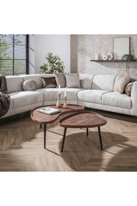 Salontafelset Arco organisch in acacia hout