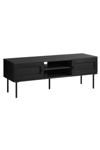 TV meubel Rens in zwart melamine eiken