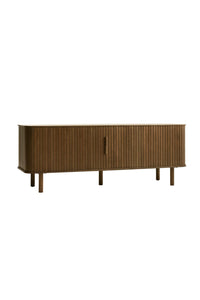TV meubel Randers 160 cm smoked oak met schuifdeuren