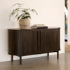 Dressoir Meta 140 cm dark espresso met schuifdeuren
