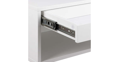 Hangende nachtkastjes, 2 stuks, hoogglans-wit, 40 x 31 x 27 Hangende nachtkastjes, 2 stuks, hoogglans-wit, 40 x 31 x 27