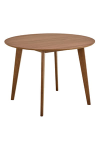 Ronde eettafel Elev Ø 105 cm in noten hout