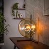 Tafellamp Sanio amberkleurig glas