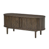 TV meubel Meta 140 cm dark espresso met schuifdeuren