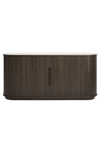 Dressoir Enna 165 cm dark espresso oak met keramiek blad