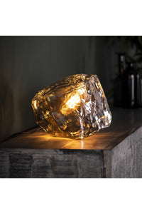 Tafellamp Sado chroom glas