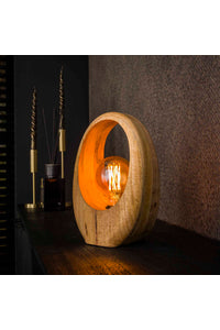 Tafellamp Arch klein in mango hout
