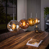 Hanglamp Ripa 4-lichts met gekleurde glazen bollen