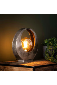 Tafellamp Moon oud zilver
