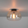 Plafondlamp Patti amberkleurig glas