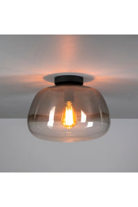 Plafondlamp Patti smoke grey glas