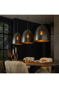 Hanglamp Lugo 3-lichts charcoal